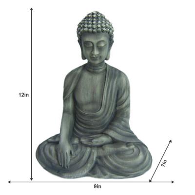 China Global Hot Products OEM ODM Amazon JiXin Collection Buddha Statue Top Healing Buddha Sculpture 11 Inch Home Figurine Resin Crafts for sale