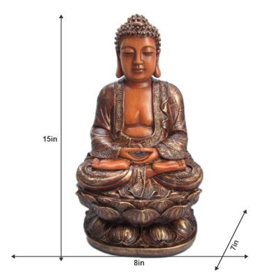 China JiXin OEM ODM Shakyamuni Buddha Statue Decor 14.7