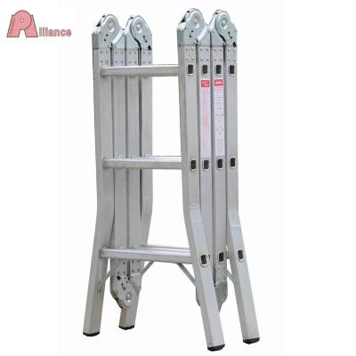 China Aluminum ladder of folding ladders/goal ladder/multi foldable/without stabilizer bar for sale