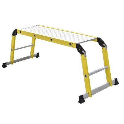 China Folding Ladders 2 Step Ladders Step Ladder Fiberglass Ladders Fiberglass Working Platform Folding Ladder for sale