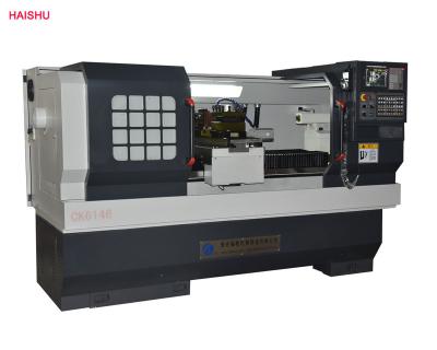 China Machinery Repair Shop CNC Center CK6146L Double Track CNC Lathe Turning Machine for sale