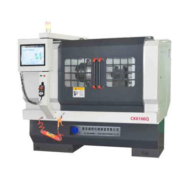 China WHEEL REPAIR LATHE Diamond Cutting CNC Lathe Machine CK6166Q for Car Wheels Repair for sale