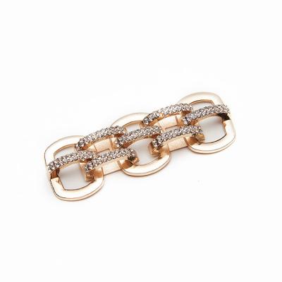 China Eco - Friendly Fashione Crystal Stone Rhinestone Metal Shoe Buckle Decoration for sale