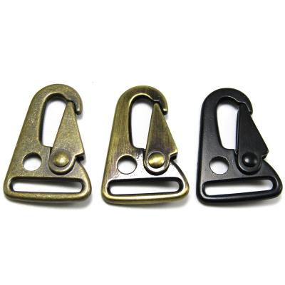 China 20MM 25MM Snap Hook Metal Olecranon Key Chain Clasp Strap Eco-friendly Nylon Tactical Backpack Sling for sale