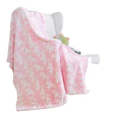 China PORTABLE Premium Coral Fleece Winter Throw Baby Blanket Super Plush and Cozy Flannel Receiving Blanket for sale