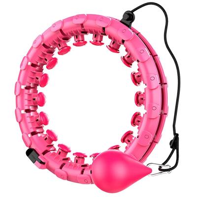 China Wholesale Portable Smart Adult Size Polynesian Dance Circles Fitness Equipment Sports Waist Weighted Polynesian Dance Loop for sale