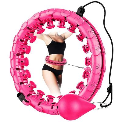 China Portable Latest Design Smart Polynesian Dance Circles Weighted Detachable Adjustable Fitnss For Home And Gym for sale