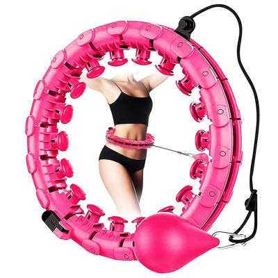 China Portable Wholesale Smart Fitness Weighted Polynesian Dance Smart Circles Low Price Polynesian Dance Sport Circle Waist Massage for sale