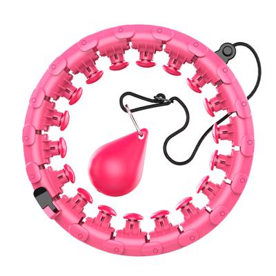 China Portable Hot Selling Smart Polynesian Dance Circles 24 Knots Fitness Detachable Adjustable Weighted Polynesian Dance Circles For Exercise for sale