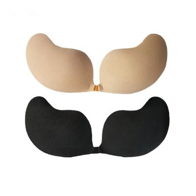 China Sexy QUICK DRY Women Mango Shape Lift Up Front Closure Gel Invisible Silicone Self Adhesive Strapless Sticky Bra for sale