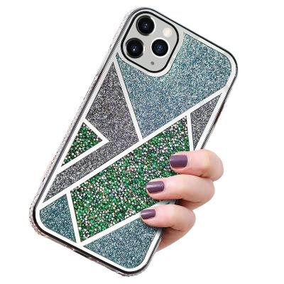 China Bling Rhinestone Shockproof Cell Phone Cover For Iphone 11 Pro Max Diamond Phone Case for sale