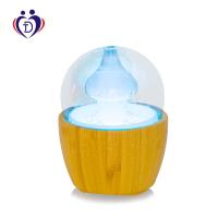 中国 Desktop Ultrasonic Aroma Diffuse Essential Oil Humidifier 200ml Natural Wood Base 販売のため