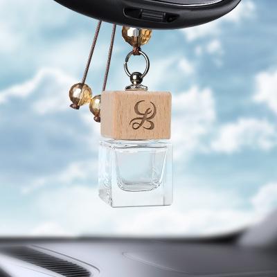 Κίνα Refillable Aromatherapy Car Air Freshener Diffuser , Clear Glass Essential Oil Diffuser προς πώληση