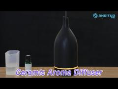 Hotel Ceramic Aroma Diffuser Auto - Off 3 - 5h Black / White Neutral Design