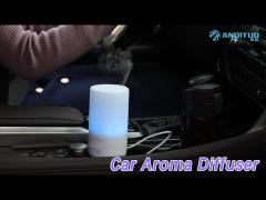 Portable Car Aroma Diffuser Usb Ultrasonic Whisper - Quiet With Timing