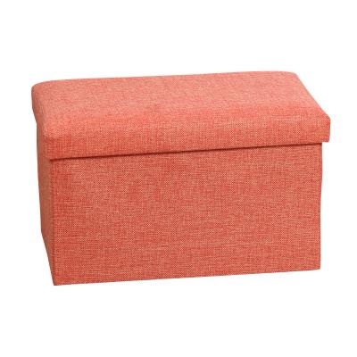 China stool home & High Quality Professional Folding Ottoman Square Storage Stool Stool Stool Canvas Storage With Large Space for sale