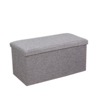 China stool home & China Ottoman Fabric Glossy Canvas Storage Ottoman 76*38*38cm For Home Furniture In New Design High Quality for sale