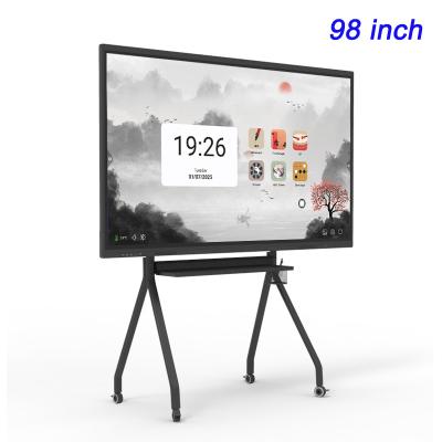 Chine Éducation Smart Interactive Panneau plat 3840 × 2160 98 pouces Panneau interactif à vendre