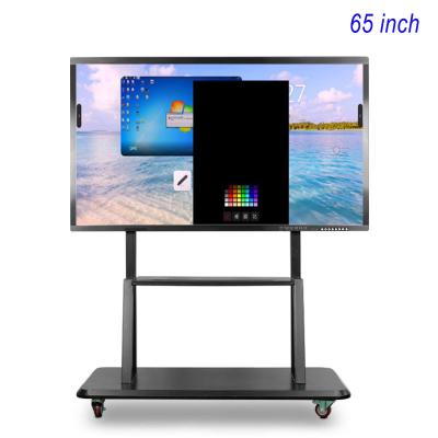 China 65 Inch Smart Board Smart Interactive Flat Panel UHD With Stylus for sale