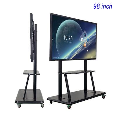 China ROHS FCC Smart Board 98 Inch Smart Interactive Flat Panel For Meetings for sale