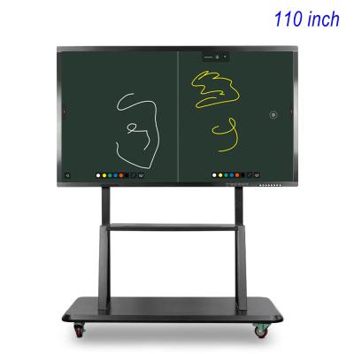 China 110in Smart Board 4K 3840*2160 Touch Screen Classroom Board Ultra HD for sale