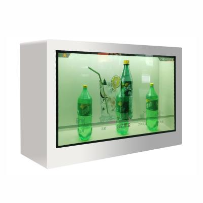 China OS Android Veja através do LCD Cabinet de Display LCD Transparente Conectividade WiFi à venda