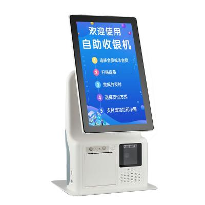 China Ergonomic Self-Ordering Kiosk with Adjustable Height for Accessibility for sale