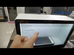 smart transparent lcd display cabinet 3d holographic see through lcd display