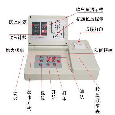 Chine Intelligent Automatic Electronic Defibrillator With Large Screen Lcd Displayer Cpr Training Manikin à vendre