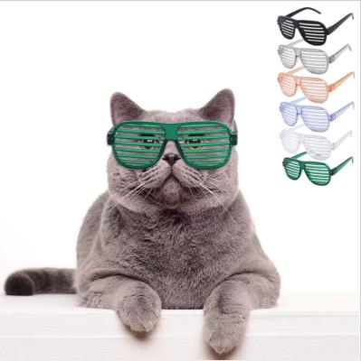 China Manufacturers Stocked Wholesale Funny Personality Pet Accessories Spoof Funny Dog Cat Glasses for sale