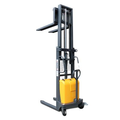 China Hotels Electric Semi Electric Forklift Pallet Lifter 1T 3.5M Stacker Price For Sale for sale