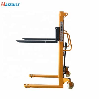 China Hotels Factory Price Forklift 1 Ton Hydraulic Manual Stacker For Sale for sale