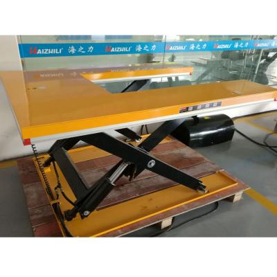 China Industrial Machinery Repair Shops New Design U Type Lift Table 1000kg Electric Scissor Lift Platform for sale