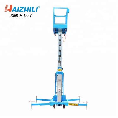 China Advertising Company Aluminum Alloy Aerial Work Platform Articul Vertical Platform Lift for sale