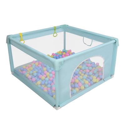 China New European Style Baby Furniture Sleep Baby Playpen, Kids Playpen Safety Acrylic Door for sale