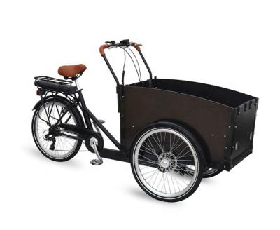 China High Quality Cargo Bike 3 Wheels Cargo Tricycle Kids Bike Electric Cargo Trailer Bike for sale