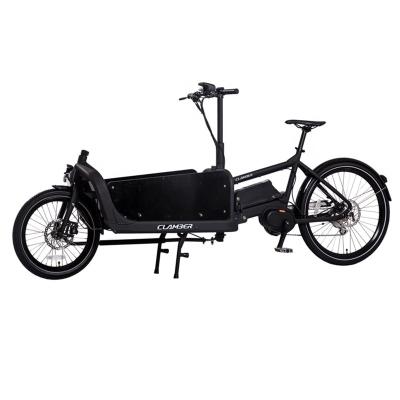 China Aluminum alloy cargo bike two wheel e bicycle for adult bike with cargo box for sale