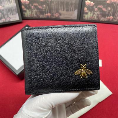 China Luxury Brand Genuine Leather Anti-theft Wallet Men Wallet Pop Up Credit Card Wallet for sale