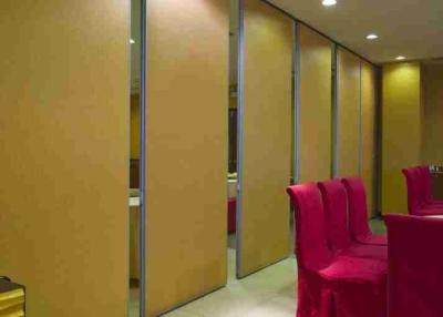 China Restaurant Movable Wall Systems Vinyl Seals Double Open 65mm Panel for sale