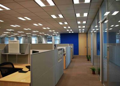 China Tempered Glass Conference Room Walls , Glass Office Dividers Light Weight for sale