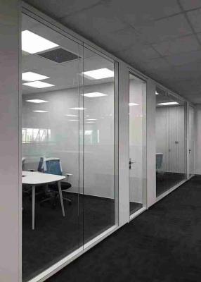 China Concealed Edge Demountable Glass Partitions Easy Operation High Safety for sale