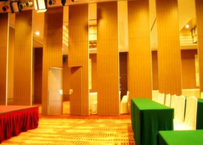 China Faux Wood Finish Large Partition Wall , Durable Acoustic Partition Wall Multi - Function for sale