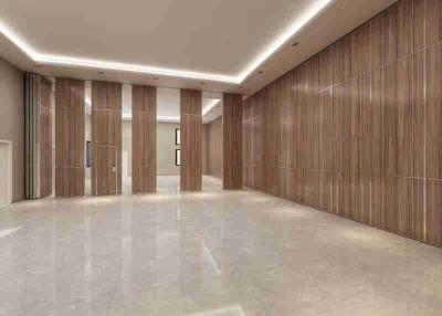 China 3D Finish Acoustic Aluminum Frame100MM Thickness Movable Partition Wall for sale