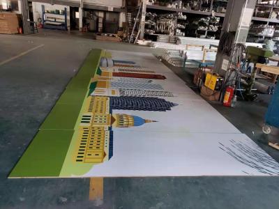 China Painting Finishing 53dB Soundproof Movable Partition Wall For Hotel for sale