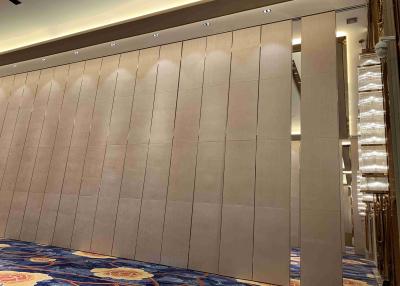 China High Acoustic Fabric Finished Sliding Partition Wall For Space Division for sale