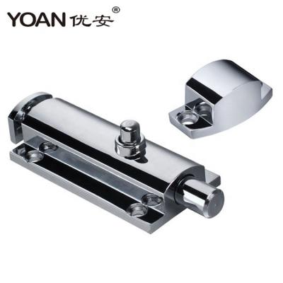 China Traditional Bright Chrome Plated Door Bolt Latch Spring Lock for sale