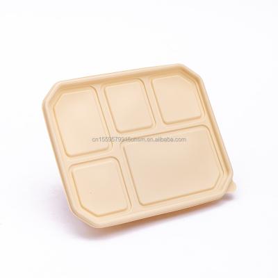 China Eco-friendly Disposable Cornstarch Disposable Microwavable Tableware Biodegradable Cornstarch Bowl for sale