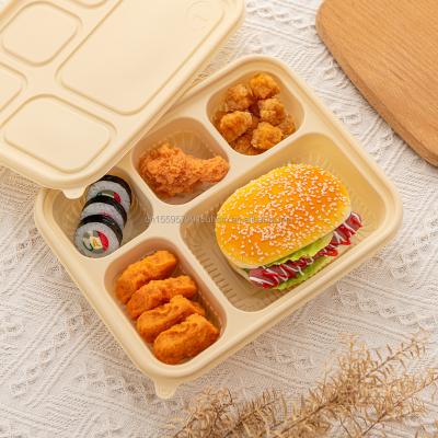 China Disposable Eco-Friendly Microwavable Degradable Catering Cornstarch Biodegradable Cornstarch Food Bowl for sale