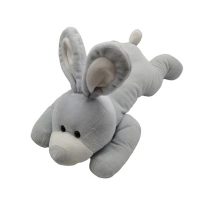 China Selling plush like hot cakes Gray Bunny Stuffed Animal pp cotton cute soft and comfortable embroidered plush toy for sale