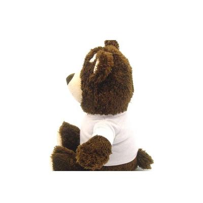 China Custom LOGO Plush Plush 100% Polyester Stuffed Cuddly Toy Bear Plush Toy Kids Love for sale